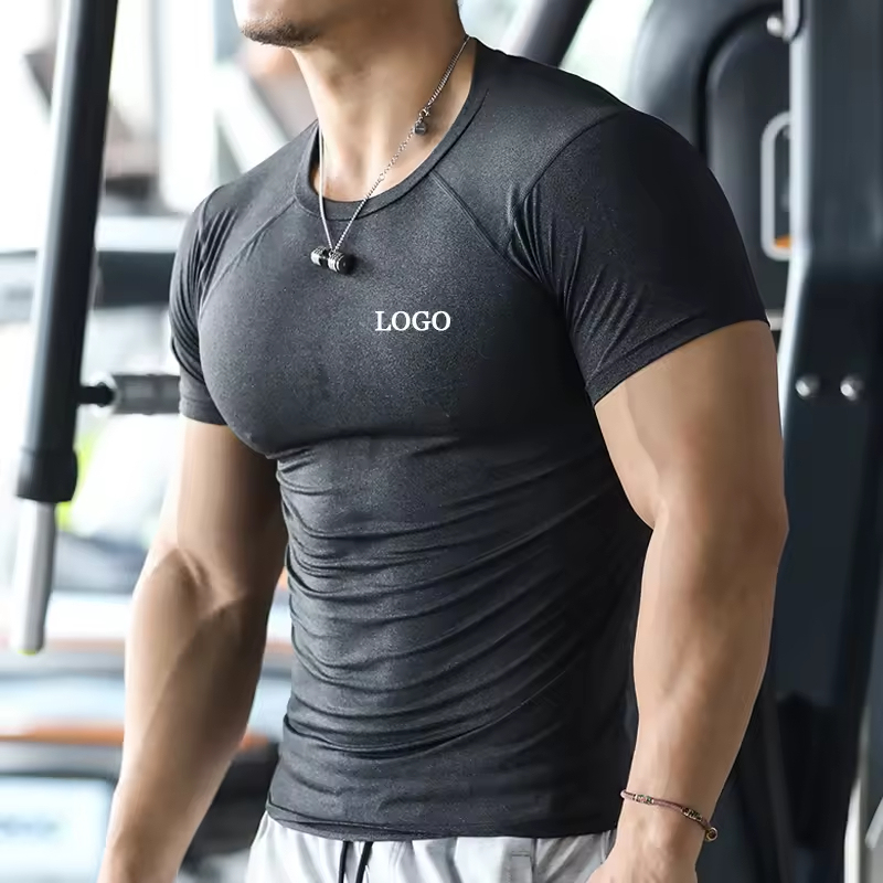 Men's Polyester Compression Fitness Shirt 4