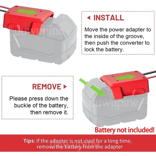M18 Battery Adapter for Milwaukee Tools 2