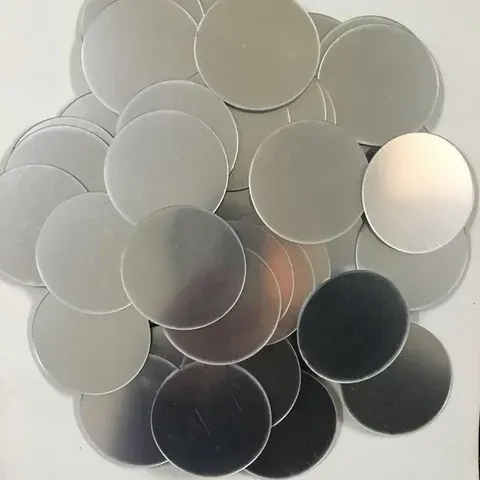50 Teile Satz 5*5cm DIY Runde Acryl Spiegel