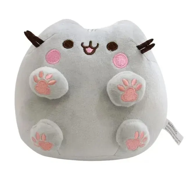 Kawaii Plush Cat Toy with Donut Design 4