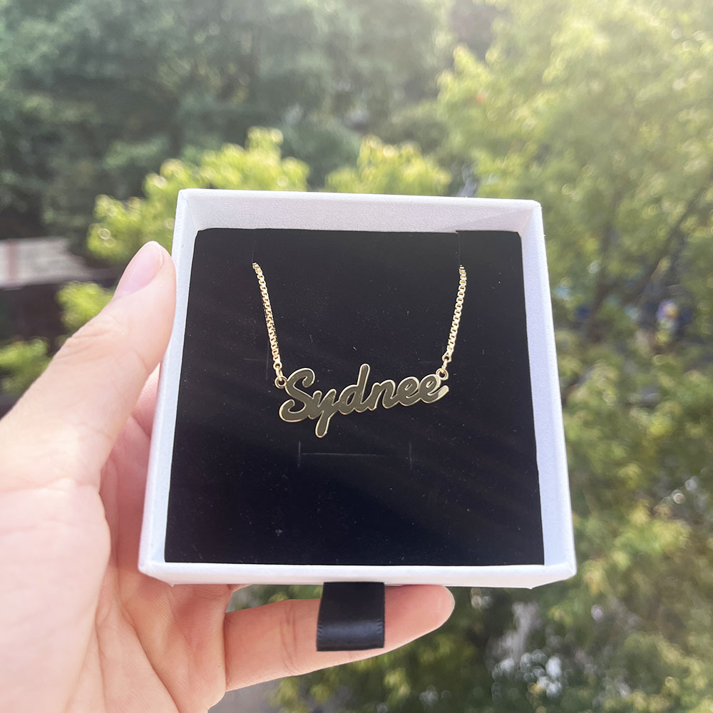 Stainless Steel Personalized Name Necklace for Women 4
