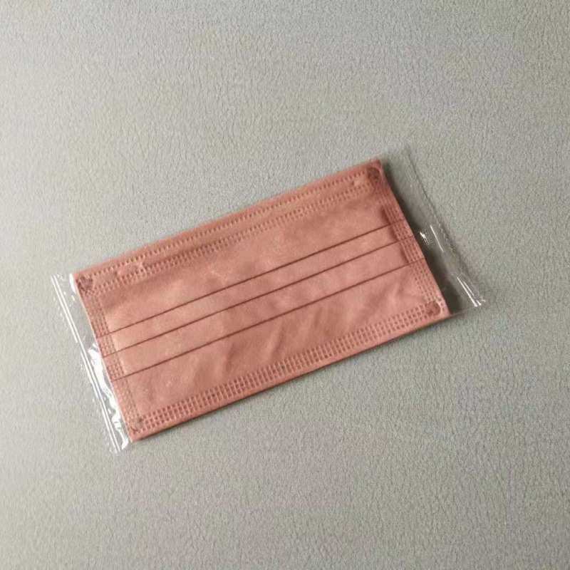 Fashion Milk Tea Color Soft Disposable Mask 5MM