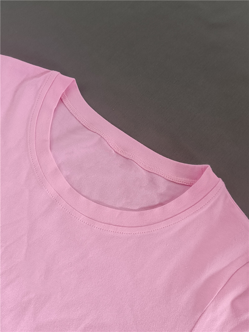 Tight Fit Short Sleeve Cotton Tee 4