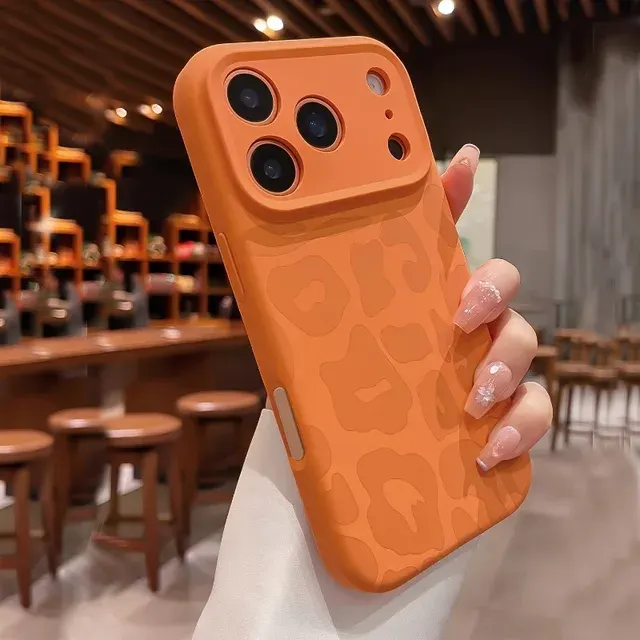 Leopard Print Silicone Phone Case 4