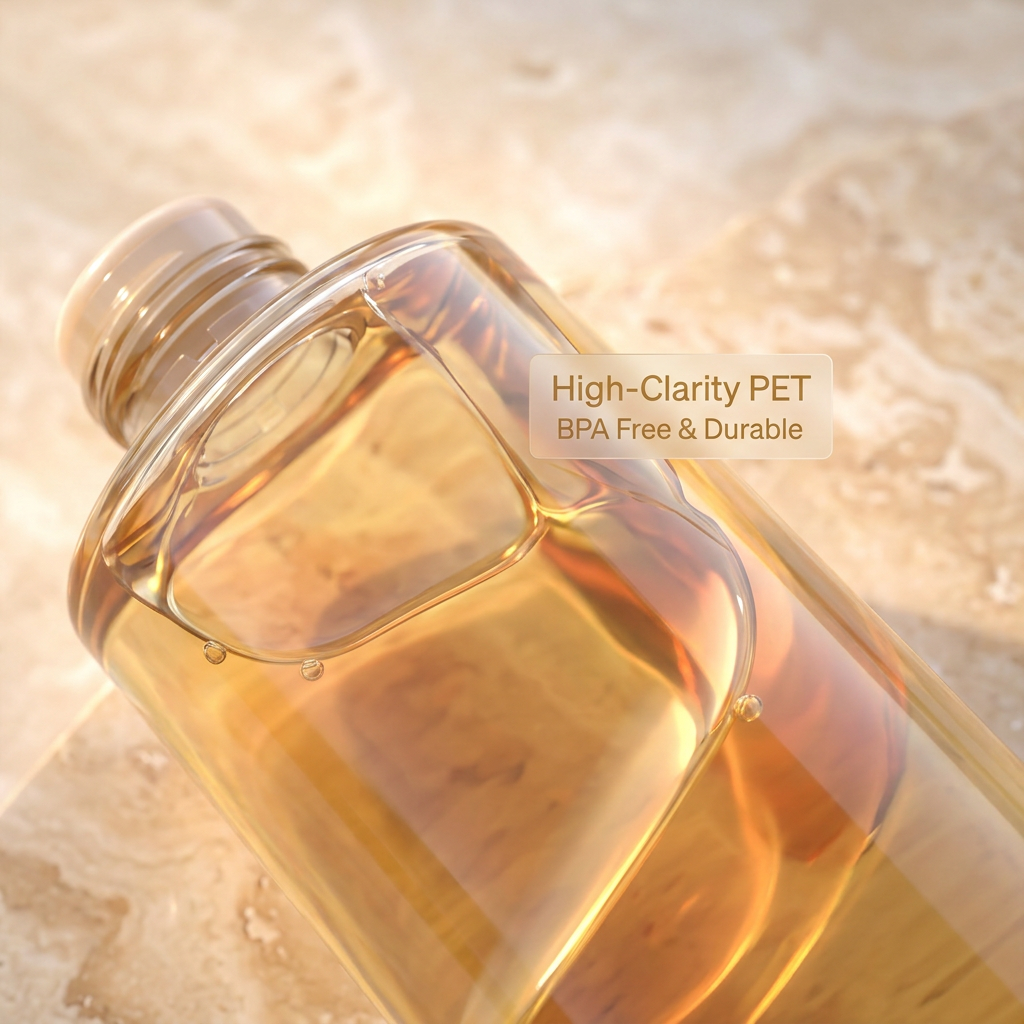 150-400ml For PET Lotion Pump Bottle Essential Oil 2
