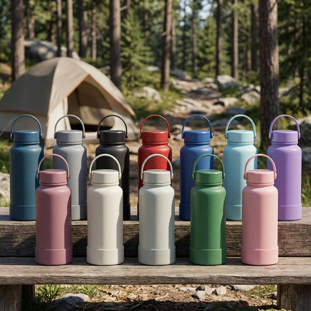 1200ml 40oz Half Gallon Insulated Stainless Steel Water