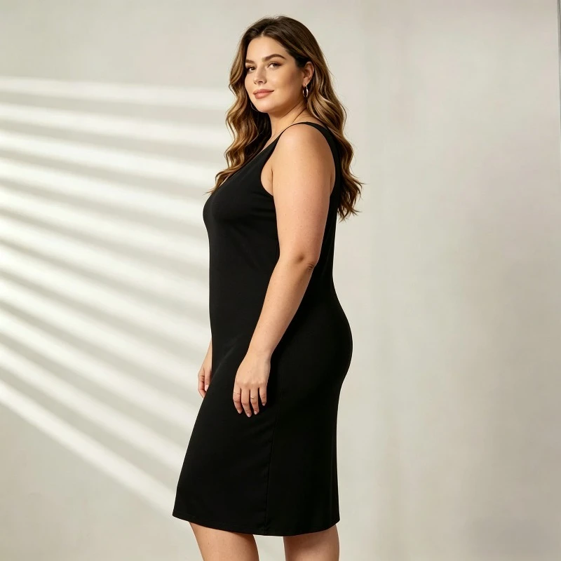 Plus Size Unterkleider für Damen Dünn Nahtlos aus 4