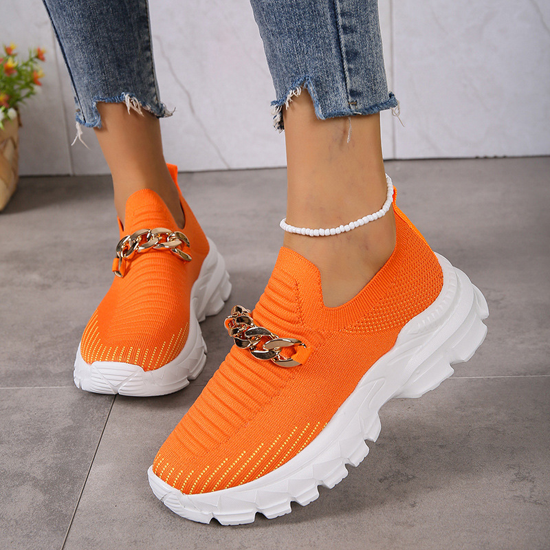 Mesh Flats Shoes Fashion Breathable Non-slip Soft Bottom 2