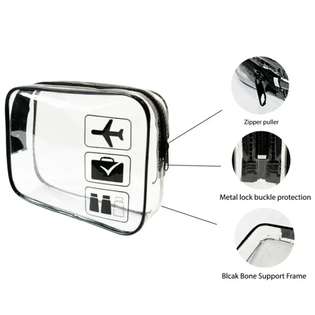 Kosmetiktasche transparent 3