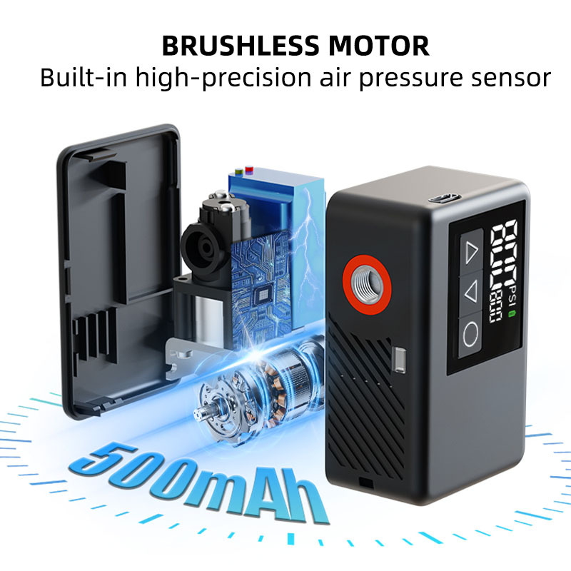 Mini Bike Inflator for Portable Bicycle Electronic Tyre 4