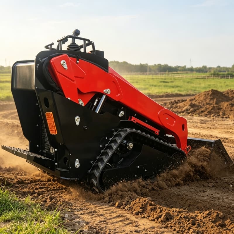 Compact Diesel Mini Skid Steer Loader 3