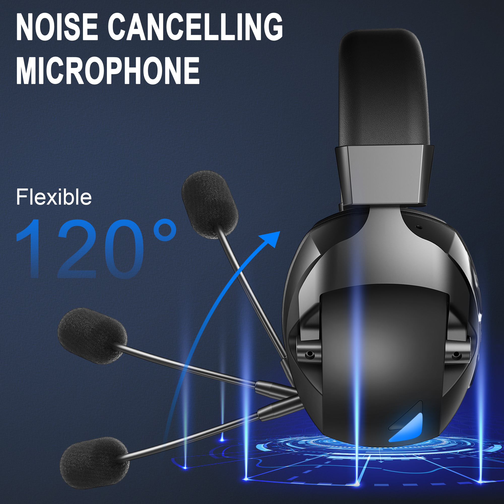 Internet Cafe 7.1 Channel Noise Cancelling Auriculares Wireless 2