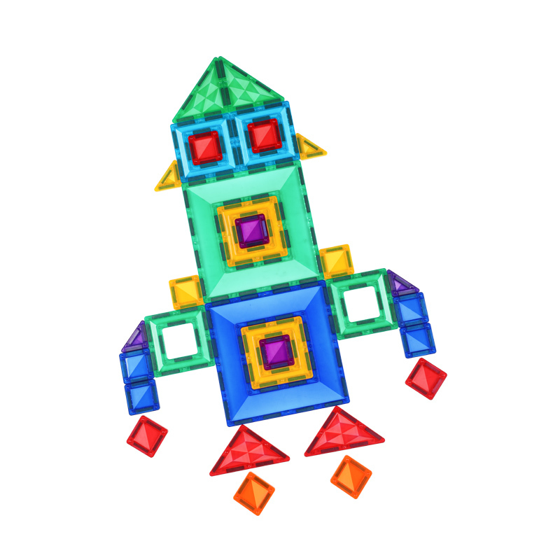 36-Piece Educational Magnetic Building Tiles 2