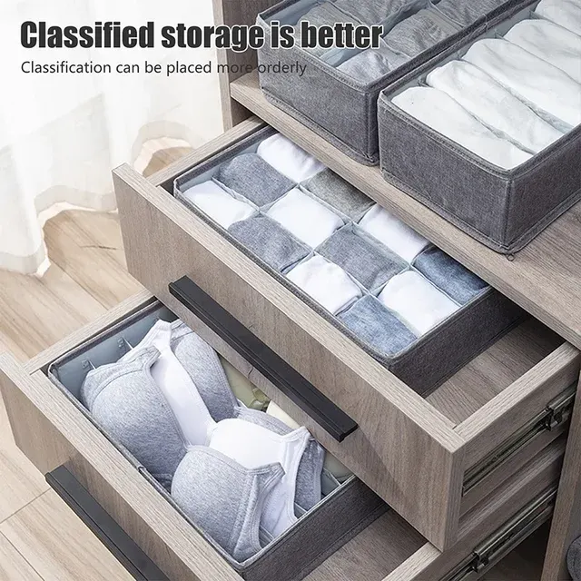 Fabric Underwear Drawer Organizer 3