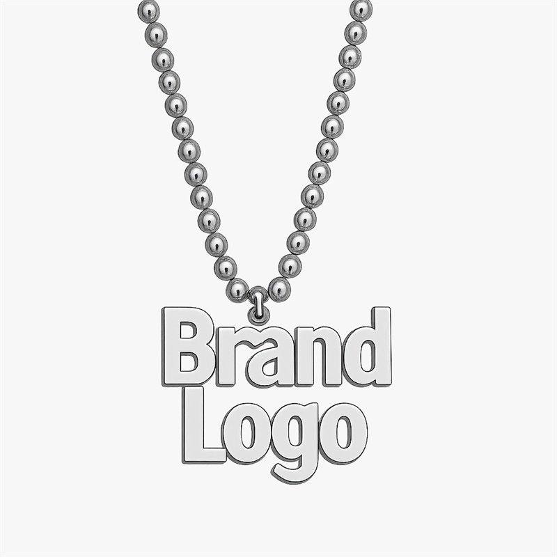Stainless Steel Ball Chain Name Pendant