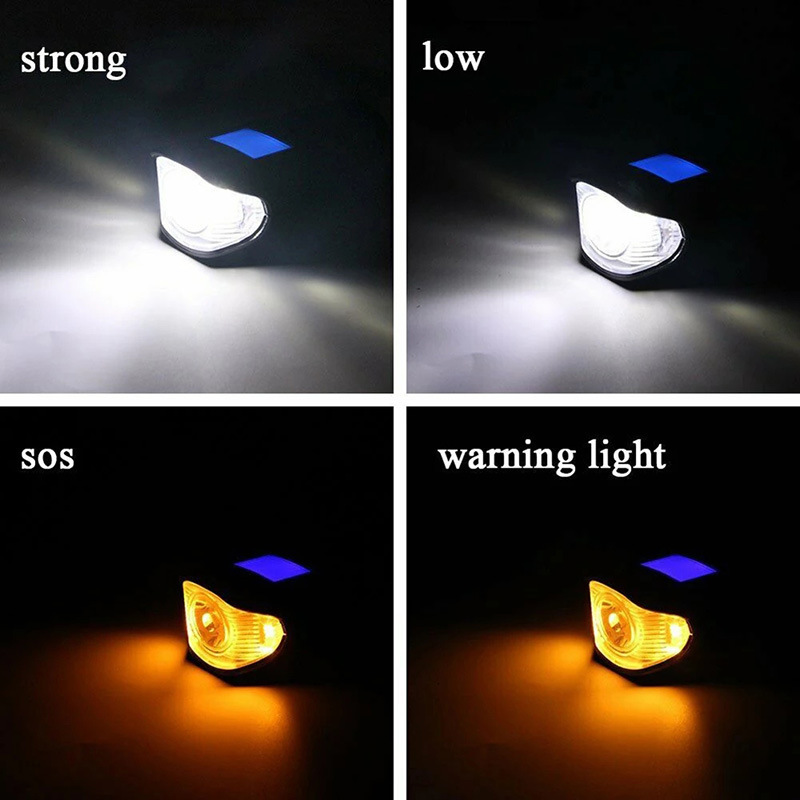 Rechargeable LED Bike Front Light 4 Modes 3