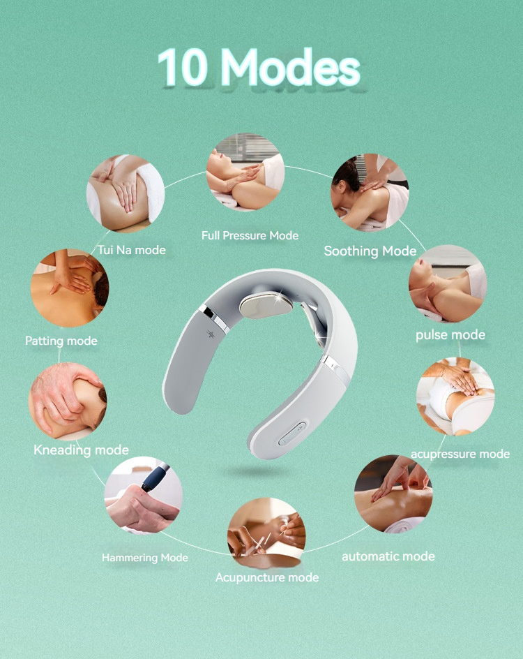 TENS Cervical Neck Massager Remote Control 4