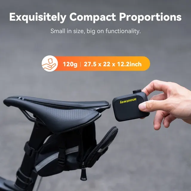 Cordless Mini Bike Pump with Display 4