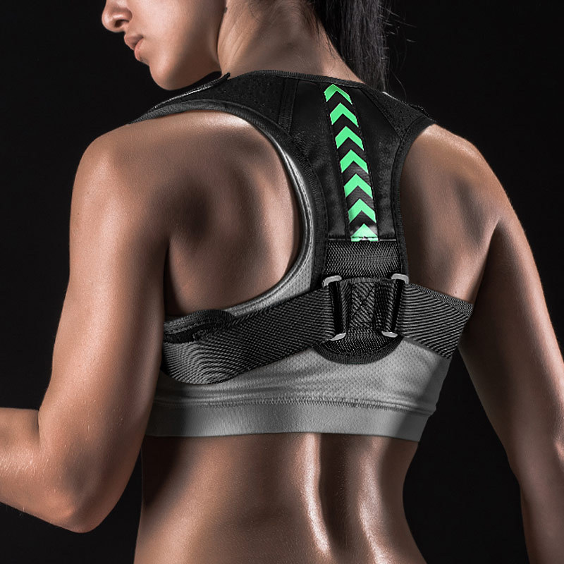 Black Posture Corrector Back Brace Support 3