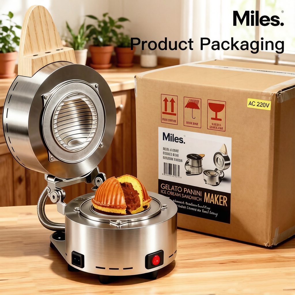 Miles Gelato Panini Maker Press Product Ice Cream 4