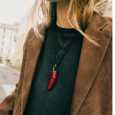 Chili Pendant Necklace