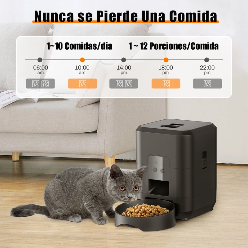 Pet Smart Feeder Automatischer Katzenfutterspender Langsamer Hundefutterspender mit