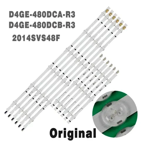 12 Stück Set LED-Hintergrundbeleuchtungsstreifen für LED-TV UE48H6400 UE48H6200AK