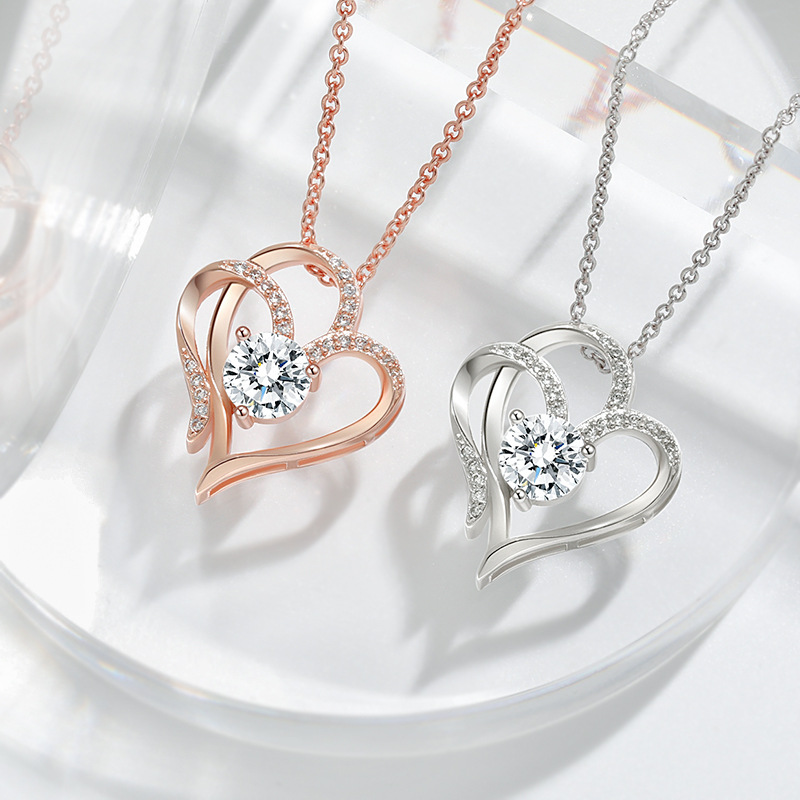26 Letter Heart-shaped Necklace White Shell Love Clavicle 2
