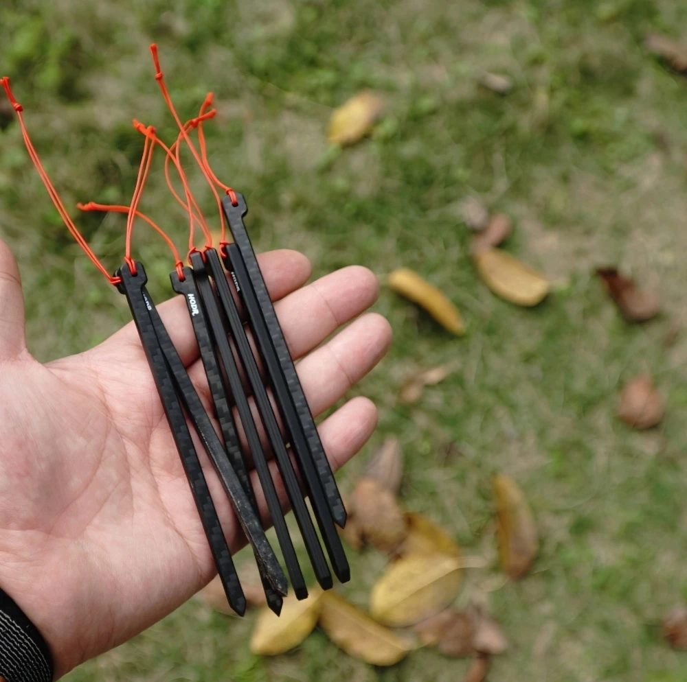 Ultralight Carbon Tent Pegs 12cm 2
