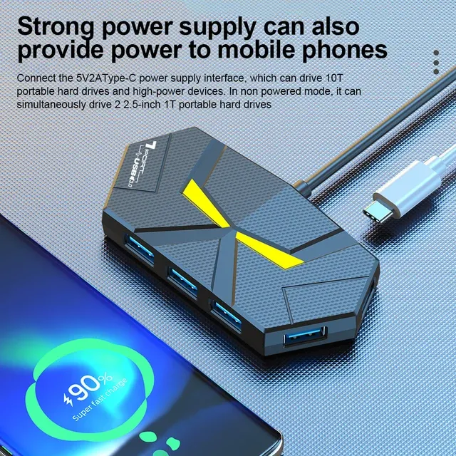 7-in-1 USB 3.0 Hub Docking Station 4