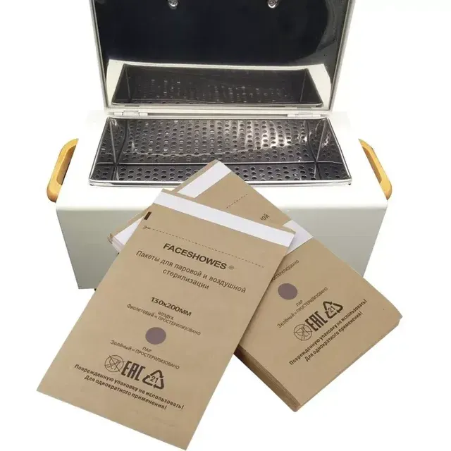 Self-Sealing Nail Sterilization Pouches, Kraft Paper 4