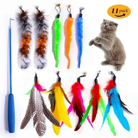 Katzen-Federspielzeug-Ersatz