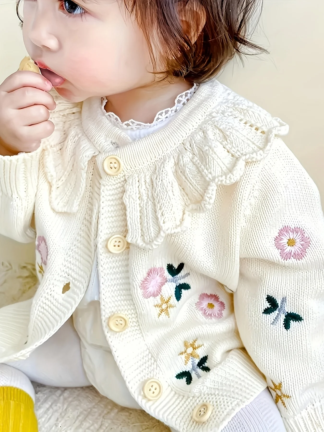 Herbst und Winter Baby Strickjacke Mädchen Tops Kleinkind