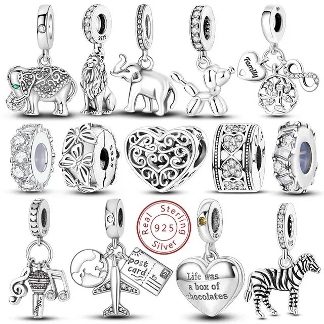 Sterling Silver Charms for DIY Bracelets 2