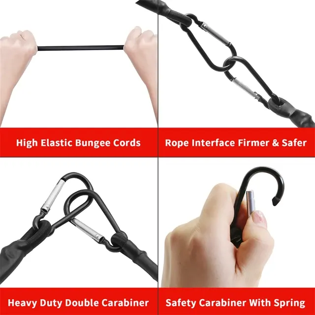 Elastic Bungee Cords with Hooks 3