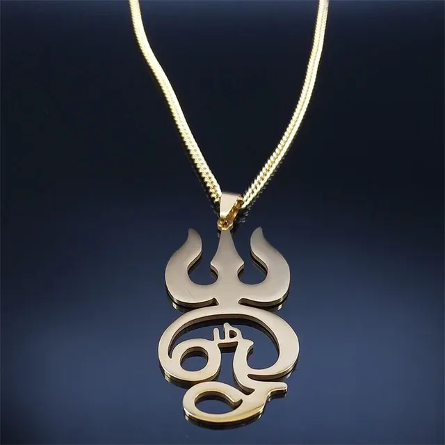 Om Symbol Pendant Necklace 4