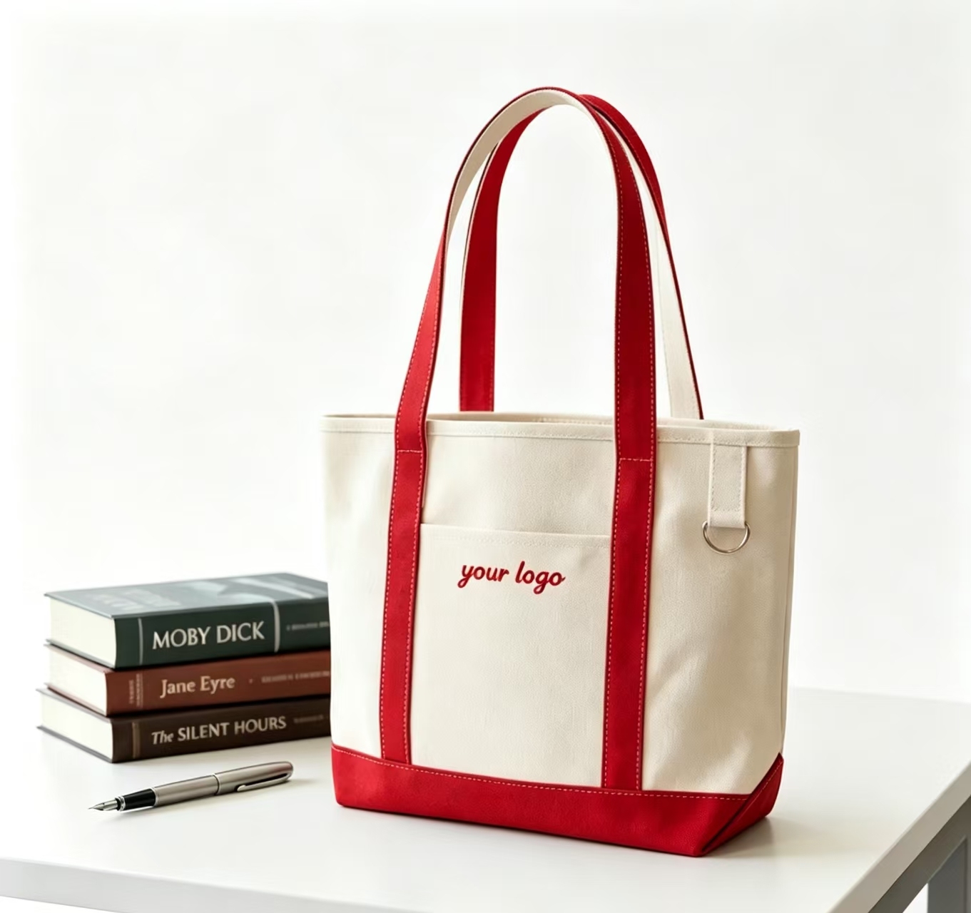 Multicolor Canvas Tote Bag