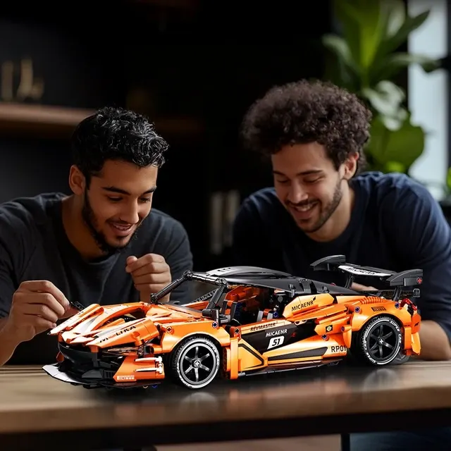 City Race Car Building Block Set 3