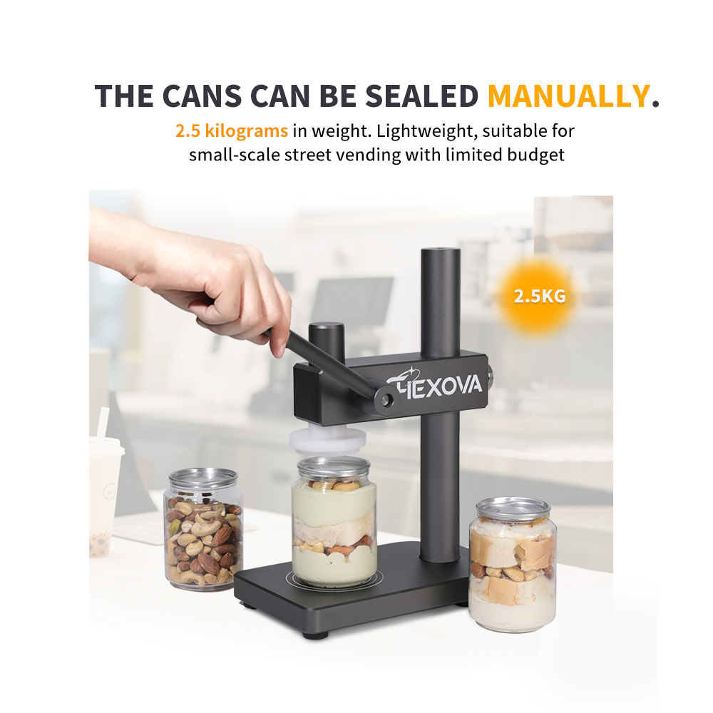 Portable Press Manual Plastic Can Sealing Machine Milk 4