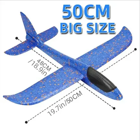 50 cm Foam Glider Throwing Airplane