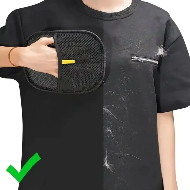 2er-Pack Fusselbürste mit Antistatik-Handschuh 2