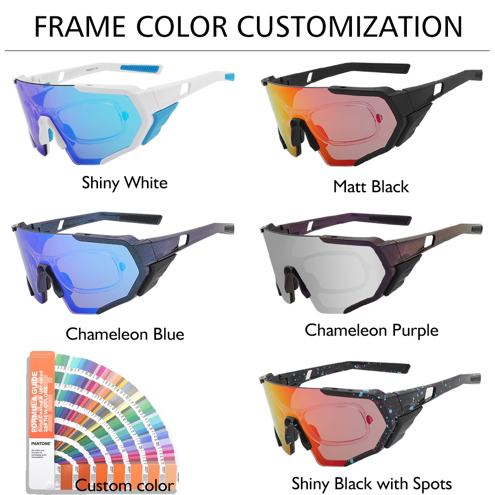 Customizable Sports Sunglasses with Color Options 2