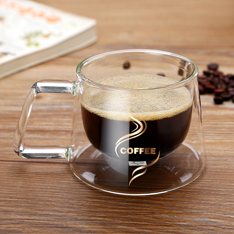 Double Wall Glass Espresso Cup 200ml 2