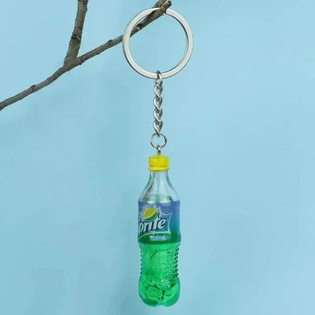 Miniature Drink Bottle Keychain Pendant 4