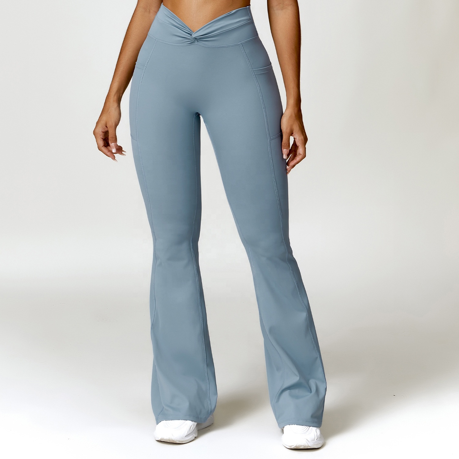 Wide Flared Stretch Yoga Pants for Women