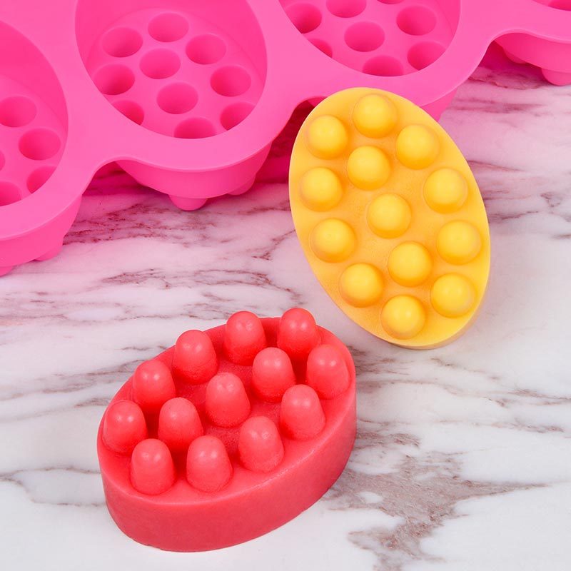 Oval Spa Silicone Mold for Soap Candles 4