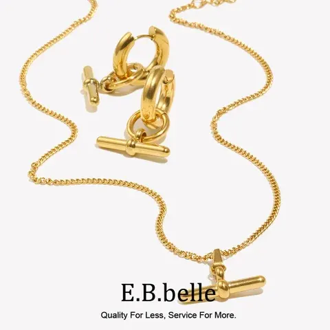 T-Bar Pendant Necklace