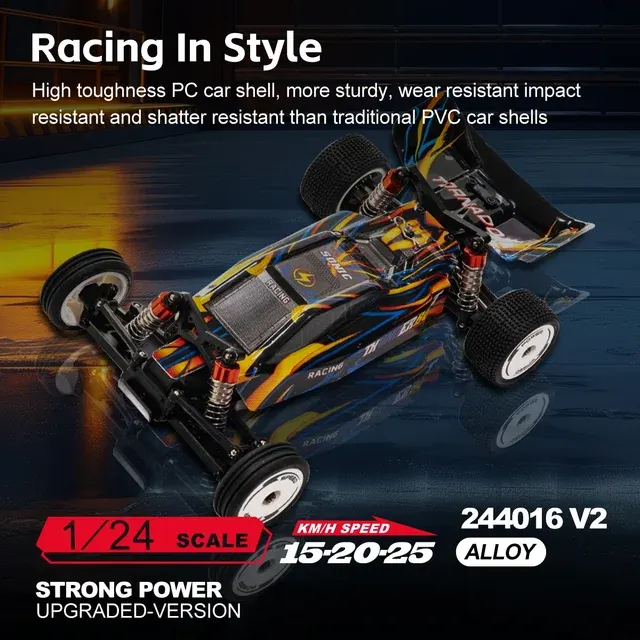 2.4G High-Speed Racing Car 25 km/h 2