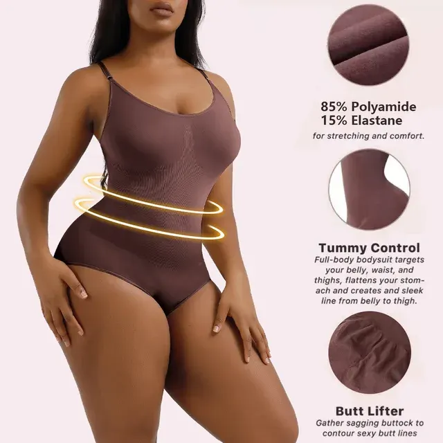 Nahtloser Shapewear-Body mit Po-Lift für Damen 3