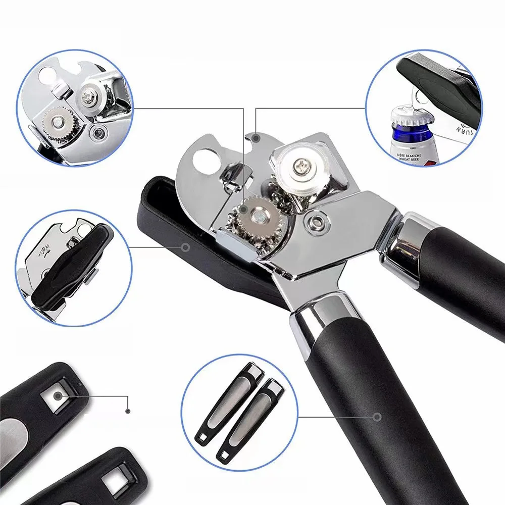 Stainless Steel Side-Cut Can Opener 3
